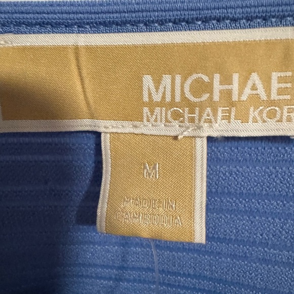 💥Michael Kors Periwinkle Blue Lace-Up Top - Picture 5 of 9